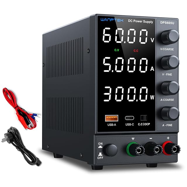 Alimentatore da banco WANPTEK POWER DPS605U con display LED