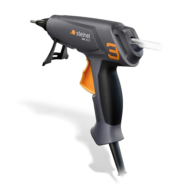 Pistola per colla a caldo Steinel GlueMatic 3011 con piedino di appoggio pieghevole
