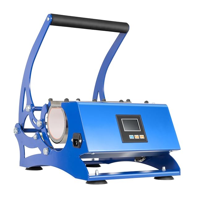 Pressa per tazze MIUKYUI blu con display digitale