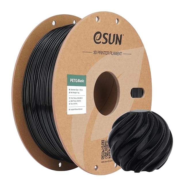 Bobina di filamento PETG Basic nero eSUN