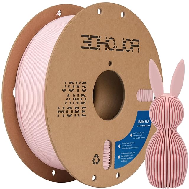 Bobina di filamento PLA opaco 3DHoJor in rosa pesca