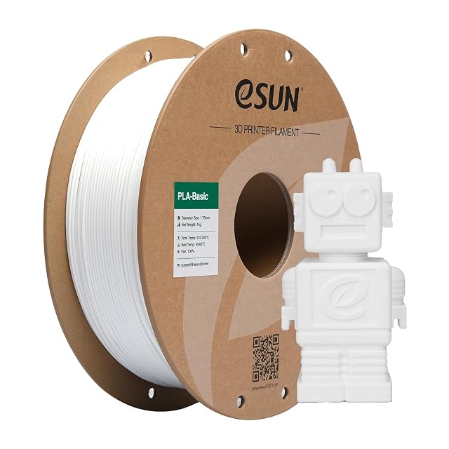 Bobina di filamento eSUN PLA Basic bianco