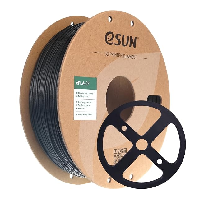 Bobina di filamento eSUN ePLA-CF nero caricato fibra di carbonio