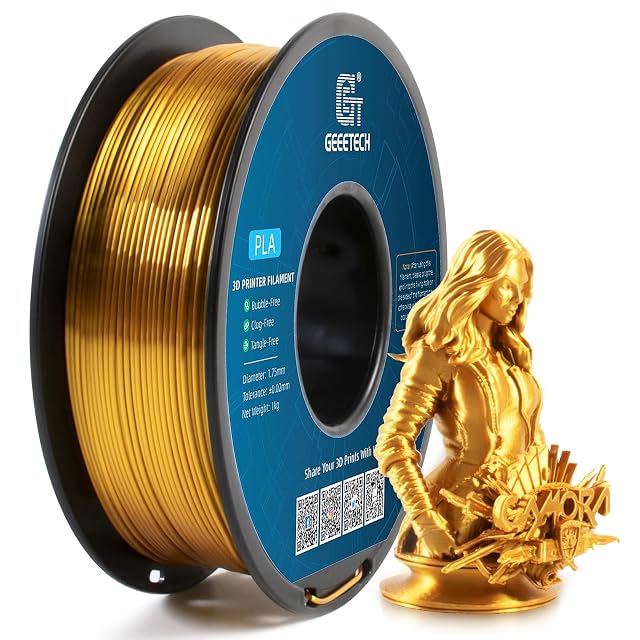 Bobina di filamento PLA seta oro GEEETECH
