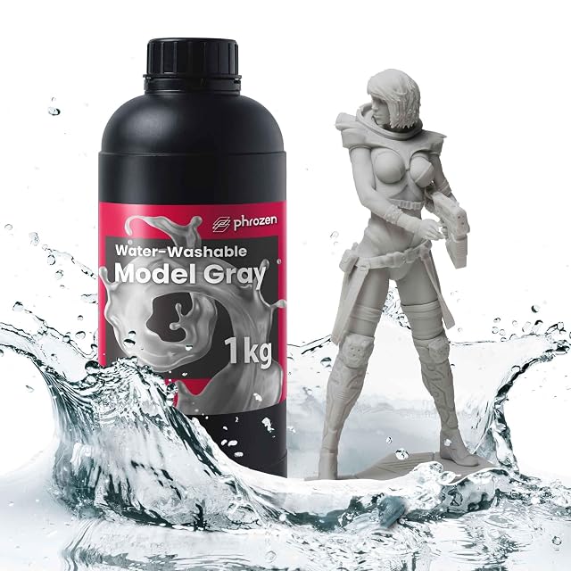 Flacone di resina lavabile con acqua Phrozen grigia